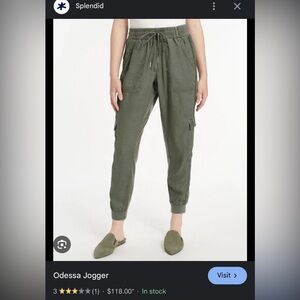 Splendid Odessa jogger in size Large.